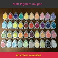10 pieceslot eyes shape matte pigment ink pad chalk inkpads for emboosing stamping