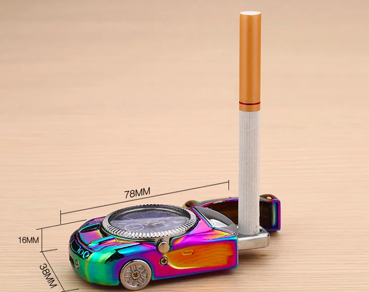 Новое поступление USB Электронная зарядка Зажигалка часы спортивный автомобиль