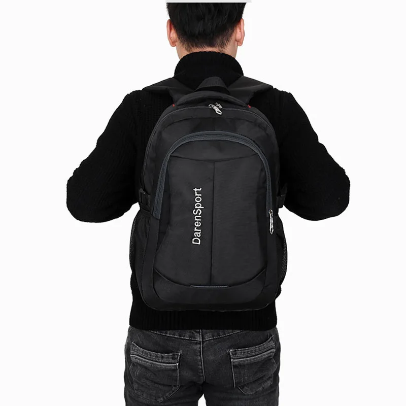 Модный холщовый рюкзак для мужчин и женщин Вместительная дорожная сумка деловой