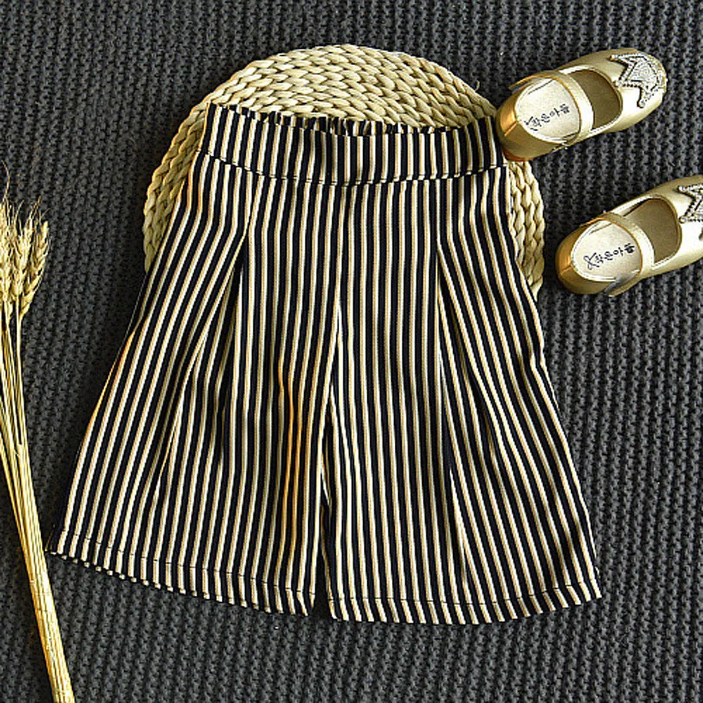 Детская одежда футболка с бантом для маленьких девочек топы в полоску свободные