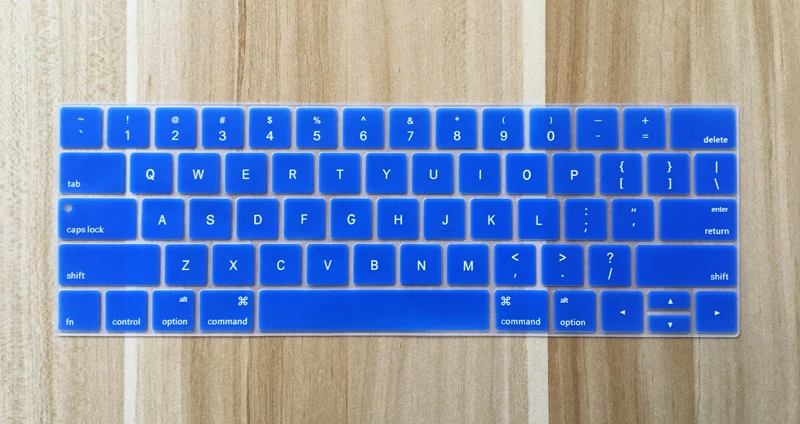 Силиконовый чехол для клавиатуры с английской раскладкой Apple macbook pro 13 A1706 15 дюймов