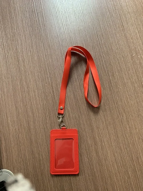 RED-A Для женщин и мужчин, кожзам, ID, держатель для кредитных карт, студенческий, автобусный, чехол для карт, ремешок для мужчин, для визитных карточек, визитных карточек - Цвет: RED-A