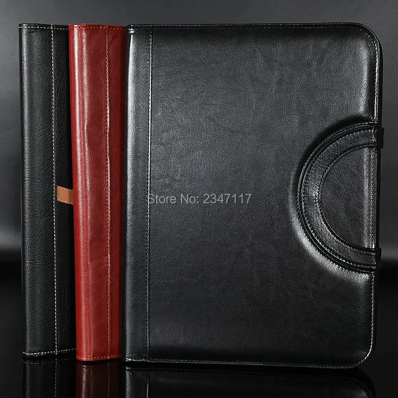 Офисный портфель A4 из искусственной кожи на молнии деловой для менеджеров папка