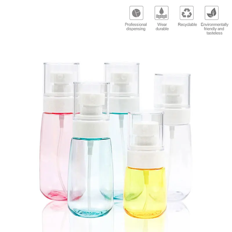 

Plastic Storage Container Transparent Perfume Spray Bottle Fine Spray Refillable Travel Sub-bottle Atomizer Travel Container