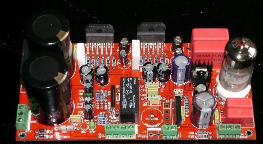 

LM3886 + 6 N11 требуется Плата усилителя (со схемой защиты динамика UPC1237)