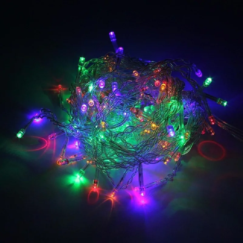 Новый год 3 5 м Дроп 96 LED занавес сосулька струнные огни 8 режимов пост Рождество