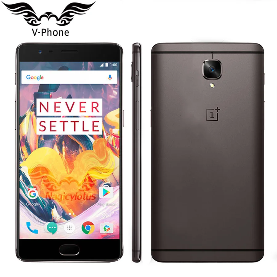 Фирменная новинка OnePlus 3T A3010 5," FHD Android 6 Snapdragon 821 6 ГБ Оперативная память 64 Гб 128 Встроенная память 16MP NFC Oneplus мобильного телефона