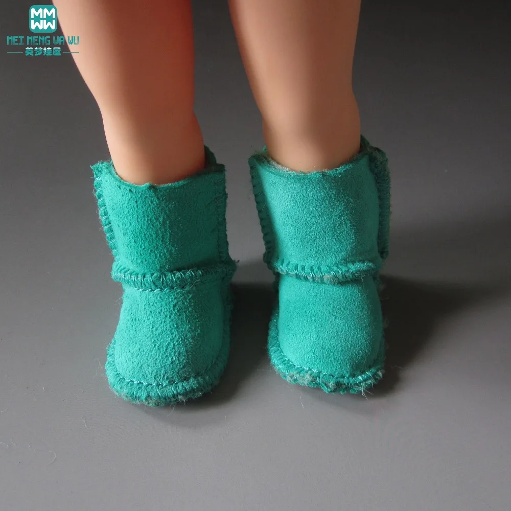 1 пара обувь для кукол 7 см высокие зимние ботинки Cinderell gilr и 1/4 аксессуары bjd|doll