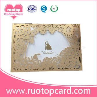Пользовательские партия выступает приглашение на свадьбу карты лазерная резка