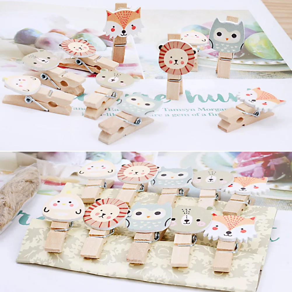 10 шт. деревянные переплеты для хранения школьные закуски бумажные пилки мини