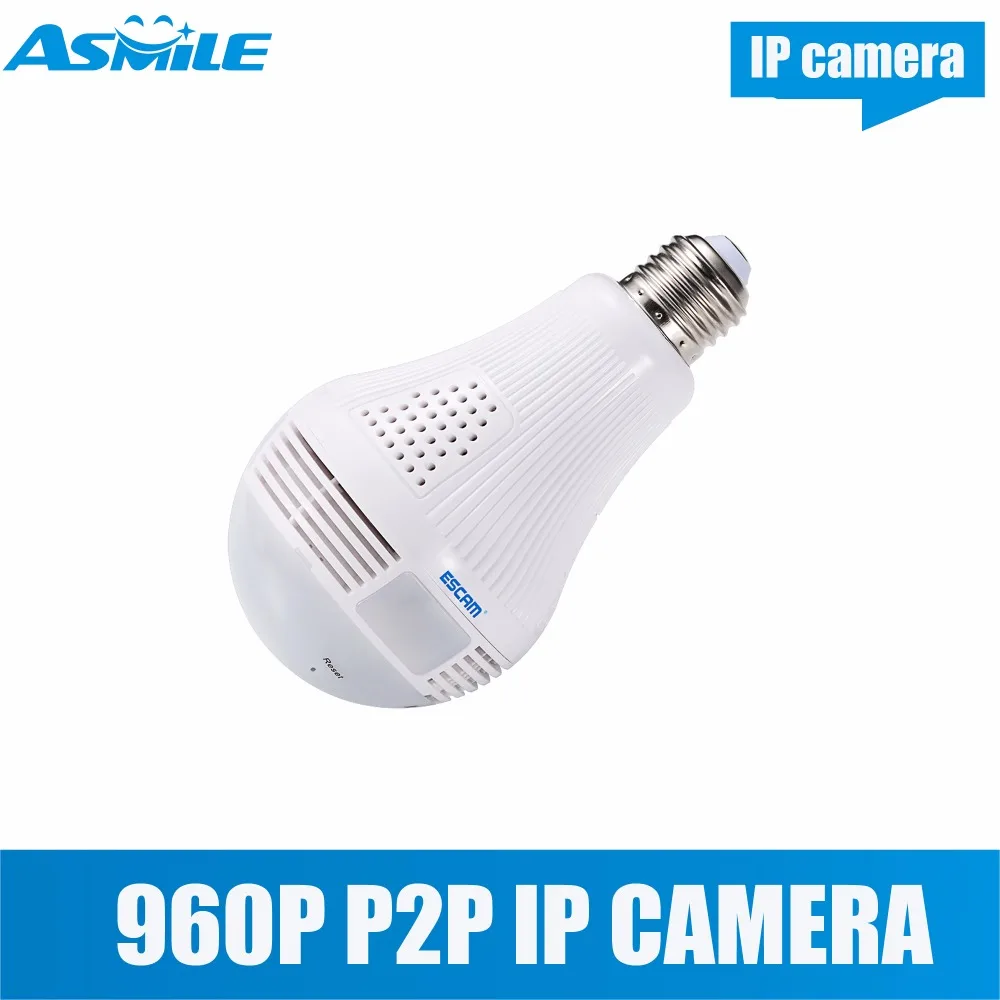 

QP136 Light Bulb 360 Degrees VR Panoramic 1.3MP WiFi Camera, Support Motion Detection, Alarm Messages, Alarm