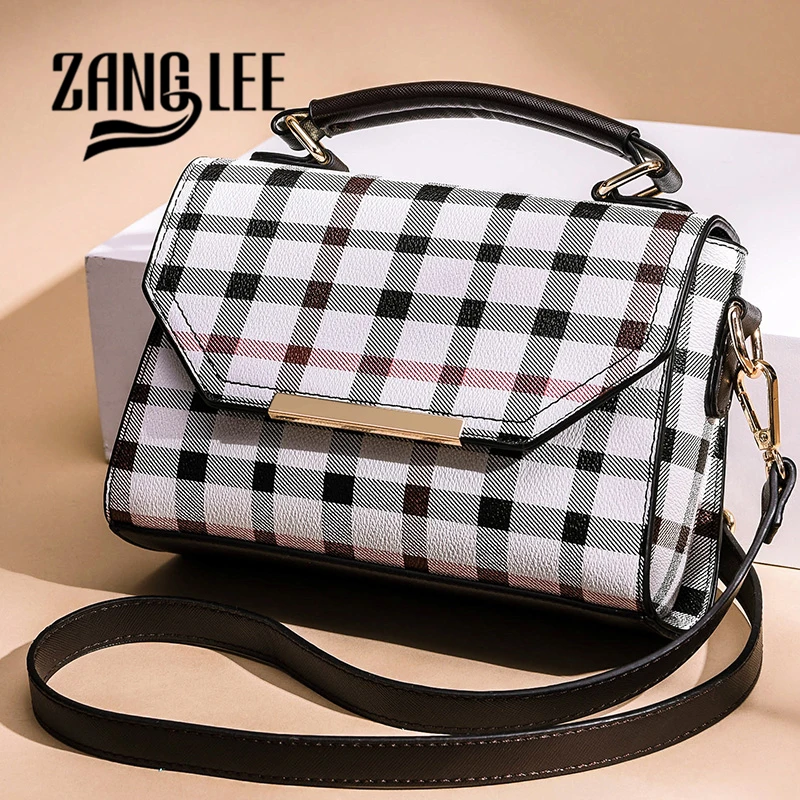 ZANG LEE роскошные сумки дизайнерские женские Bolsa Feminina PU кожаная клетчатая сумка в