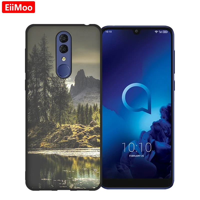 EiiMoo окрашенный чехол s для Alcatel 3 2019 силиконовый 5053 задняя крышка 5053Y 5053D 5053K Fundas Coque |