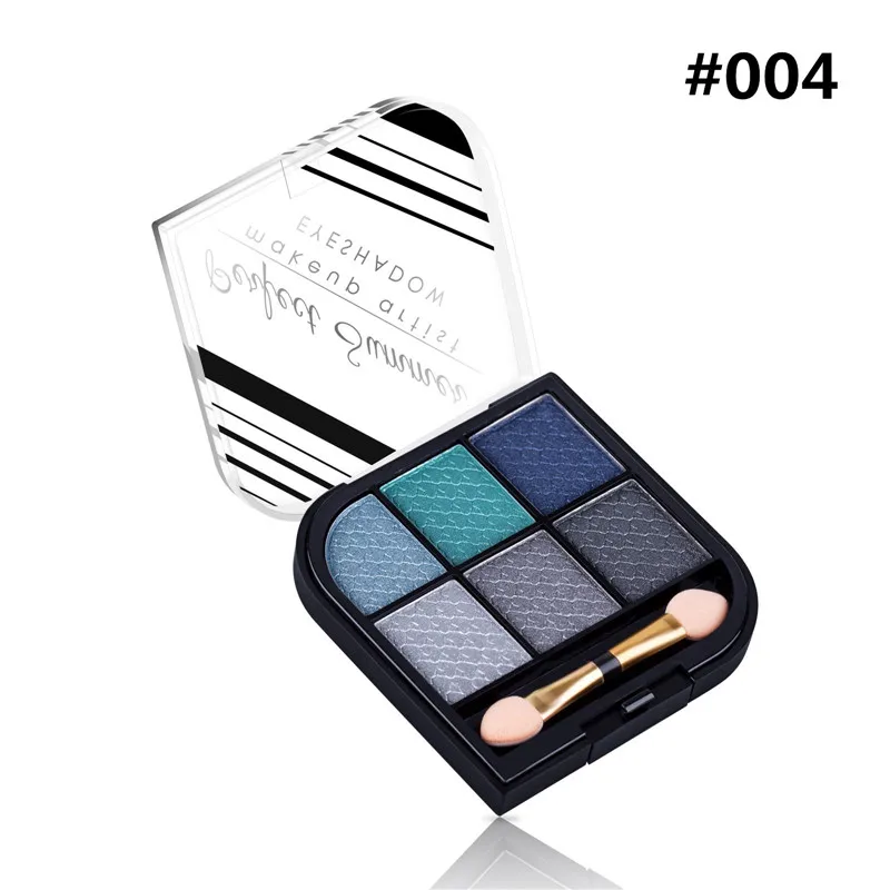 Идеальный летний макияж палитра естественный глаз свет шесть Цвета тени для век