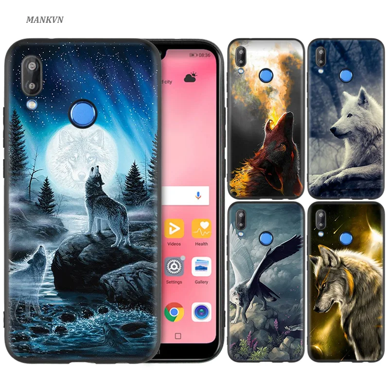Силиконовый чехол для huawei P20 P10 P9 P8 Lite Pro P Smart+ Nova 3i 3E чехол для телефона s волк Дракон животные