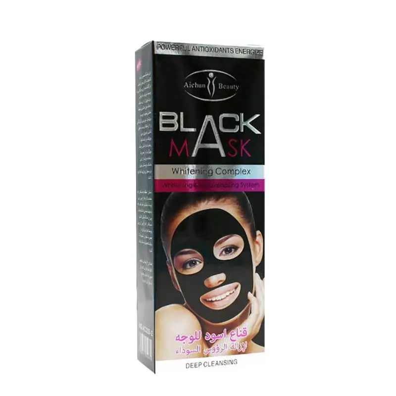 Black Mask Face Facial maquiagem Summer Skin Care Clean Removing Blackheads Head Pore Strip Peel Off Mud Masks | Красота и здоровье