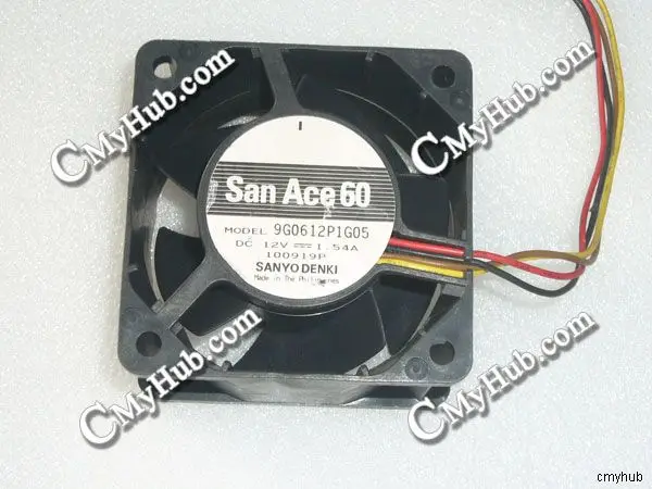 For SANYO DENKI 9G0612P1G05 DC12V 1.54A 6038 6CM 60mm 60x60x38mm 4pin Cooling Fan | Компьютеры и офис