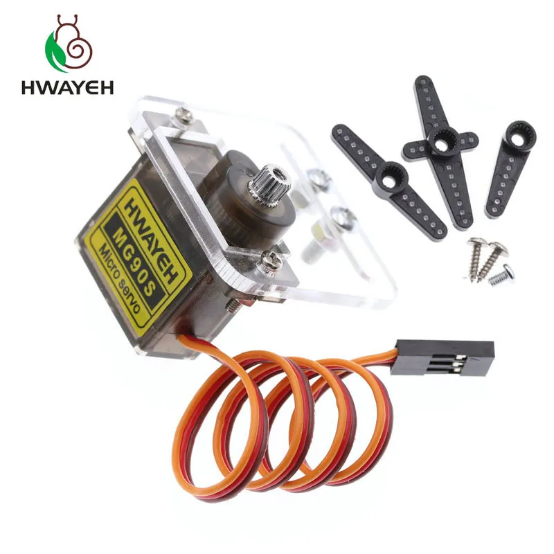 Metal Gear Digital MG90S 9g Servo Upgraded SG90 High Speed For Rc Helicopter Plane Boat Car MG90 9G | Электронные компоненты и