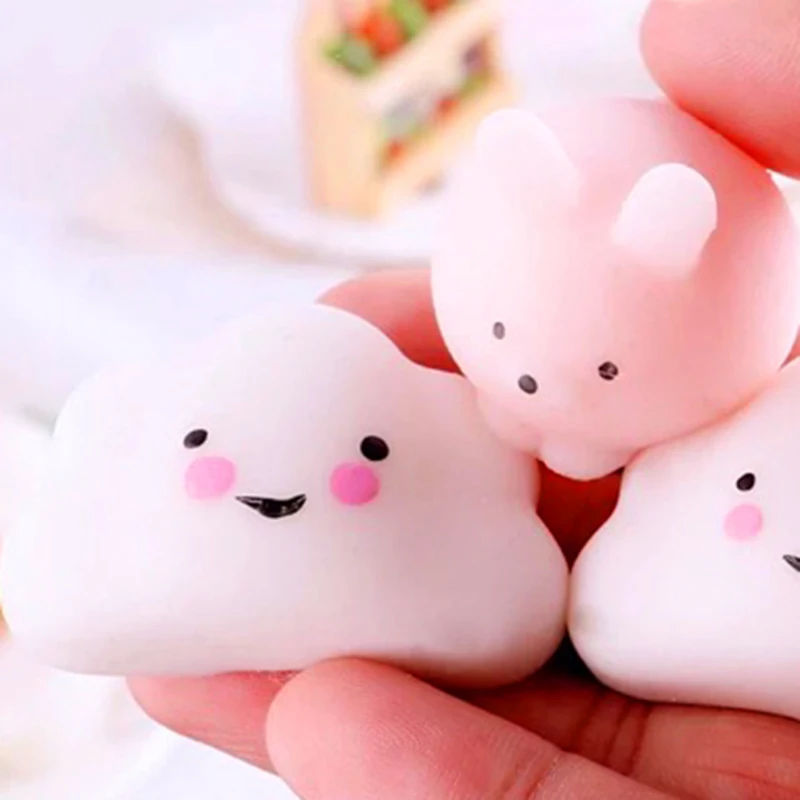 1 шт. Новый Kawaii Мини маленькое облако мягкий Сжимать Пресс медленно растет хлеб