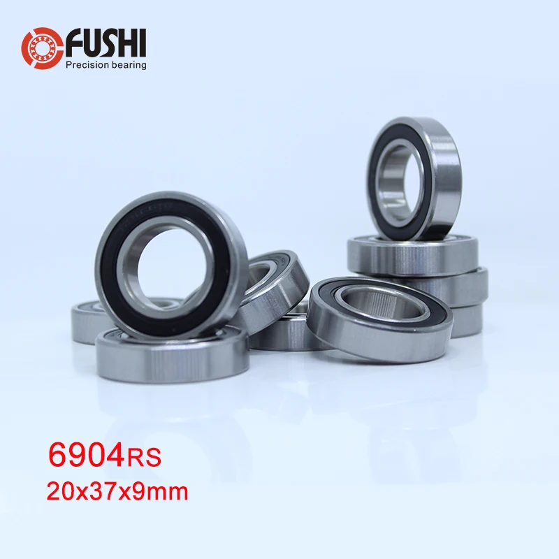 6904-2RS подшипник ABEC-1(10 шт) 20x37x9 мм тонкий раздел 6904 2RS шарикоподшипники 6904RS 61904 RS