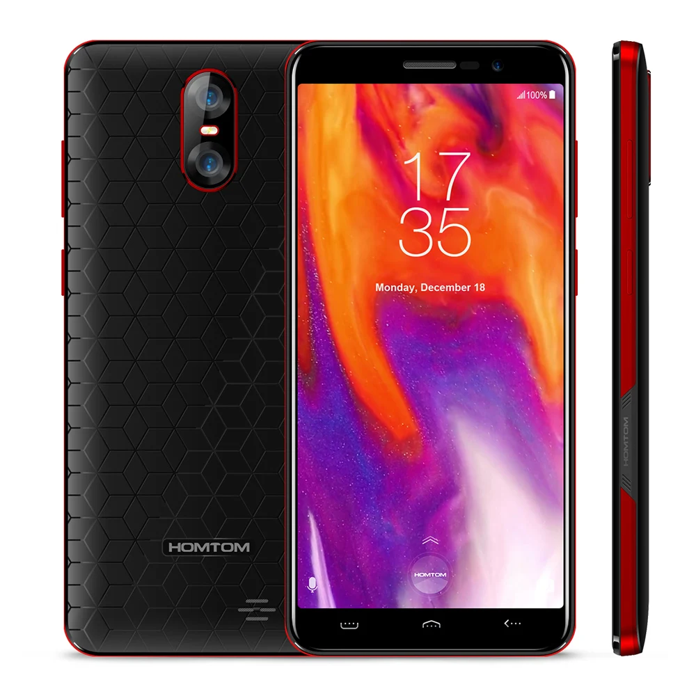 Cмартфон HOMTOM S12 18:9 3G WCDMA мобильного телефона 5 дюймовый Android 6 0 1GB Оперативная память
