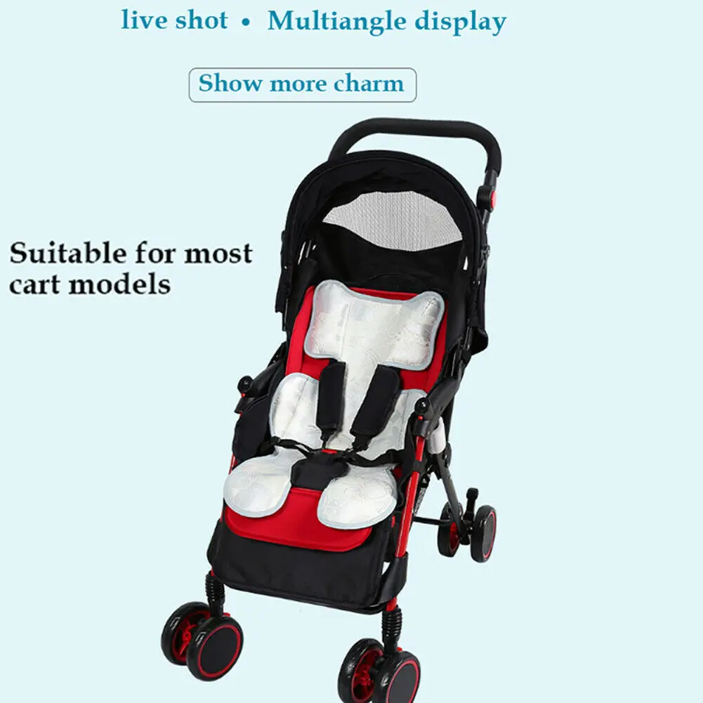 2019 новейшая популярная летняя детская Глянцевая шелковая подстилка коляска