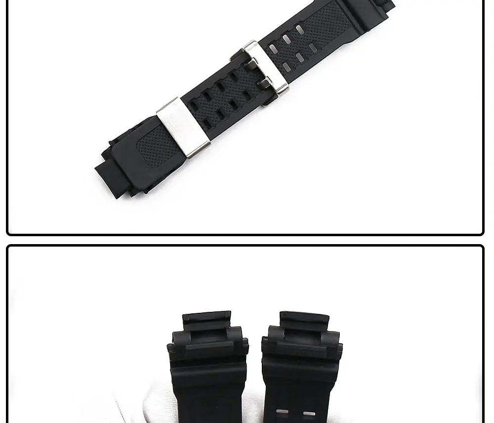 Мужской ремешок из смолы, аксессуары для часов, Пряжка для Casio gw1100 GA1000 GW4000 G1400 GWA1000fc, спортивный водонепроницаемый ремешок для часов