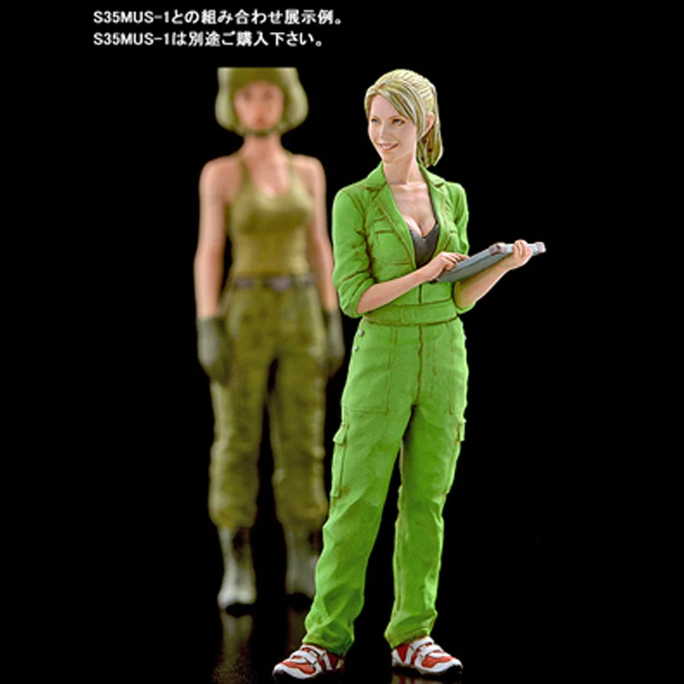 1/35 ма. К. Женский механик (B) fortissimo фигурка модели из смолы GK Япония несобранный и