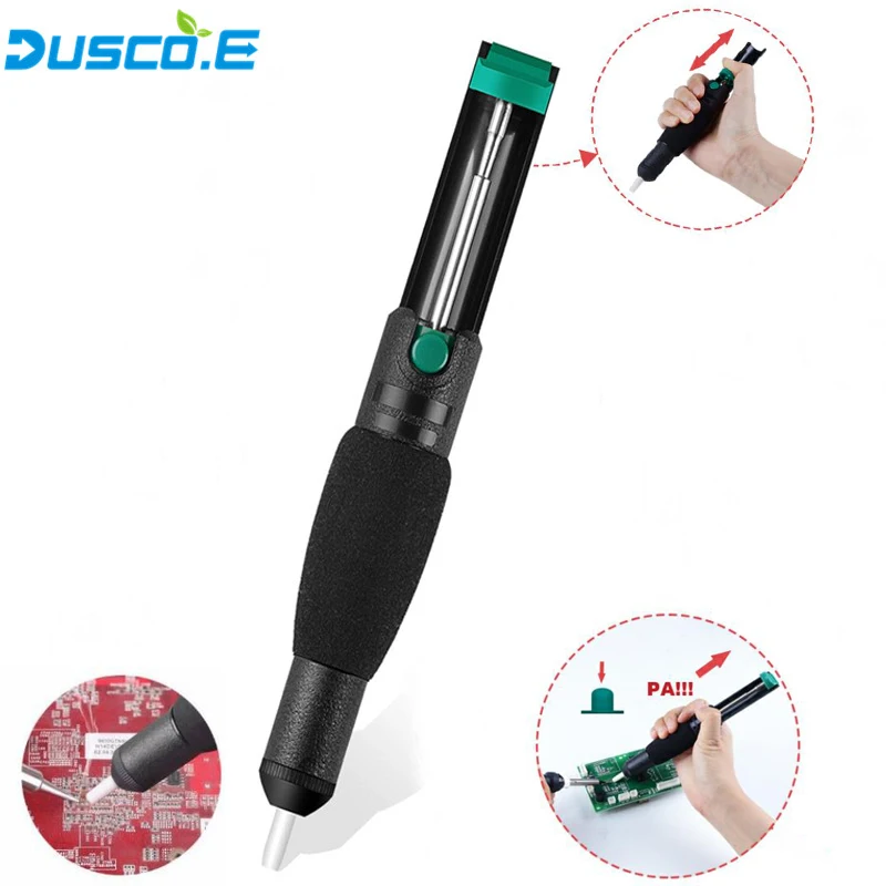 Отсасывающий насос присоска Оловянная ручка припой Вакуумный паяльник для