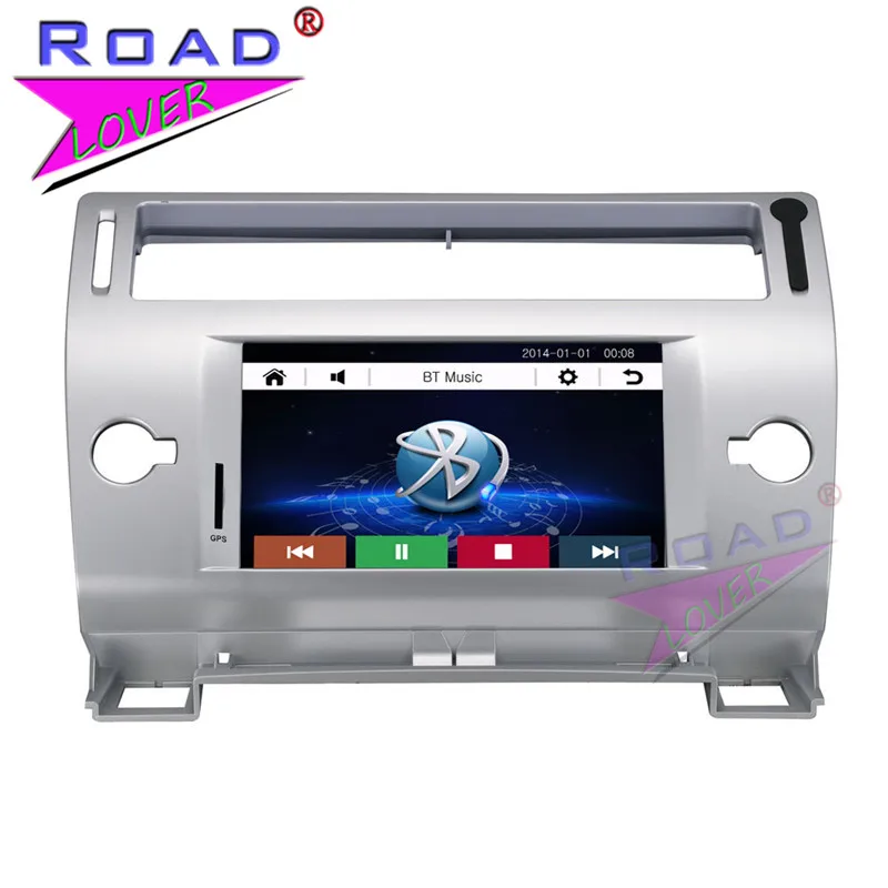 7 дюймовый автомобильный мультимедийный DVD плеер TOPNAVI Wince 6 0 для Citroen C4 стерео GPS