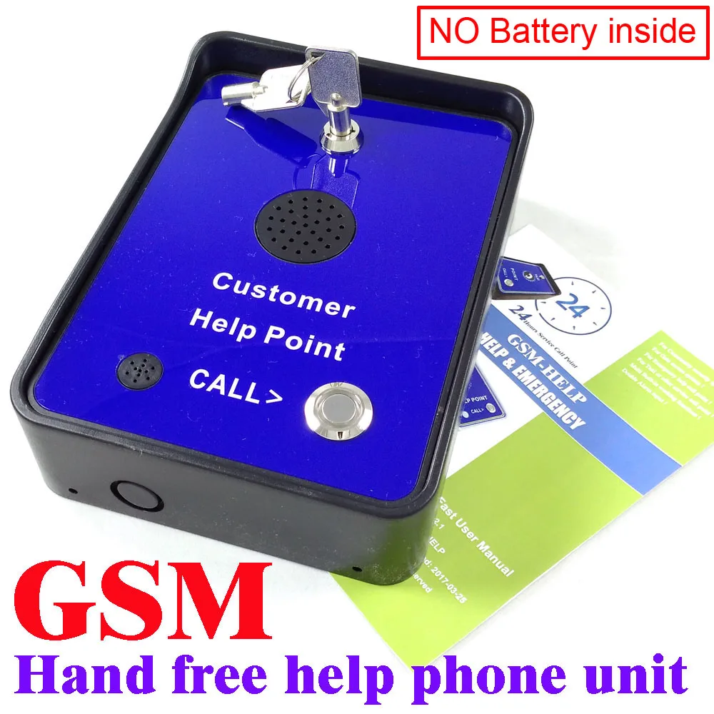 2016 защита от дождя GSM Freephone Help point Handsfree Интерком для сервисной компании или такси