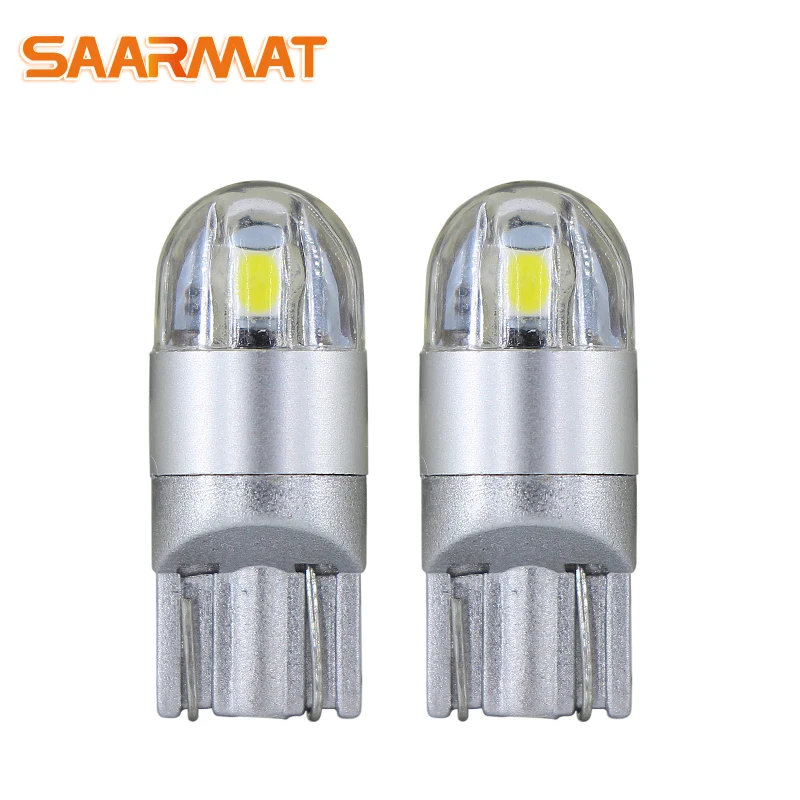 

SAARMAT 2*Pieces T10 W5W LED Bulb 3030 SMD 168 194 Car Accessories Clearance Lights Reading number turn lamp Auto moto 300Lm 12V