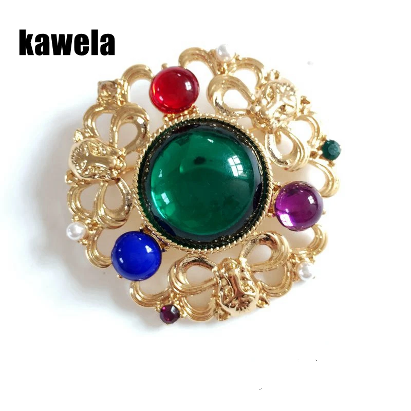 Модные Элегантные восточные броши в виде сладкого опала с камнем аксессуары