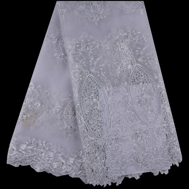 Green Color New Design Good Quality Beads Lace African Cord Fabric High Tulle Swiss For Dress F1010 | Дом и сад