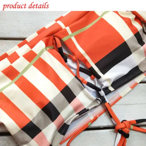

Women's Long Sleeve Swimwear Push-up Bikini Set Swimsuit Bathing Suit Beachwear