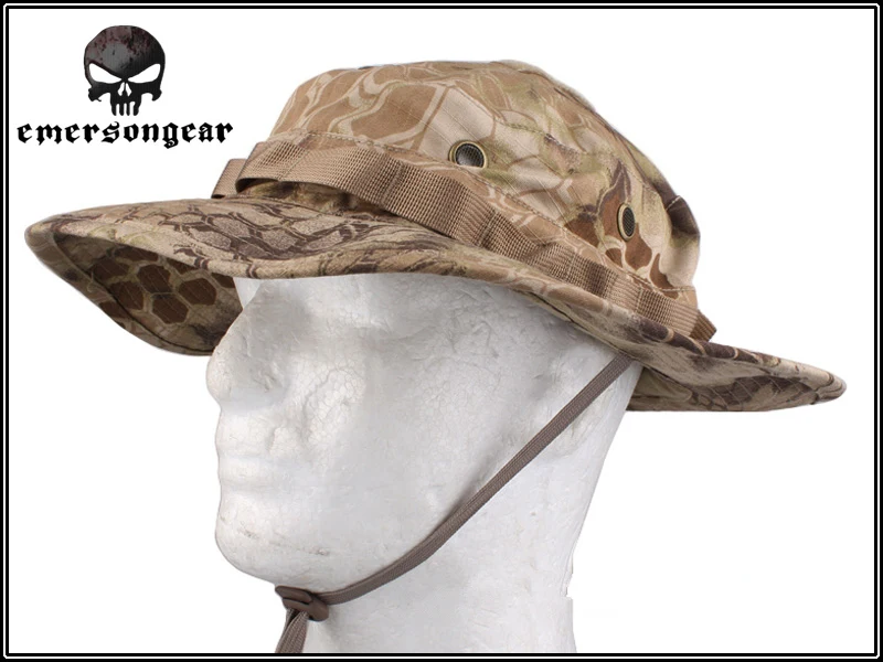 HLD EMERSONGEAR шляпа Bonnie с картой карманная армейская охотничья шляпа военная шляпа Bonnie тактическая страйкбольная камуфляжная охотничья Кепка MC - Цвет: HLD