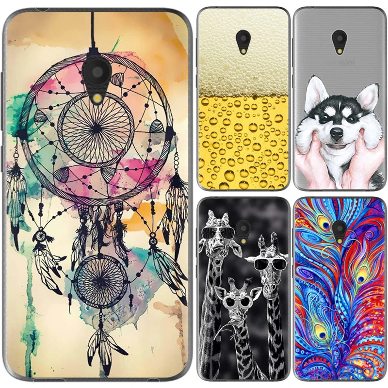 Soft Phone Case For Alcatel U5 HD New Style Cute Cartoon Painted High Quality Back Cover TPU Silicone |