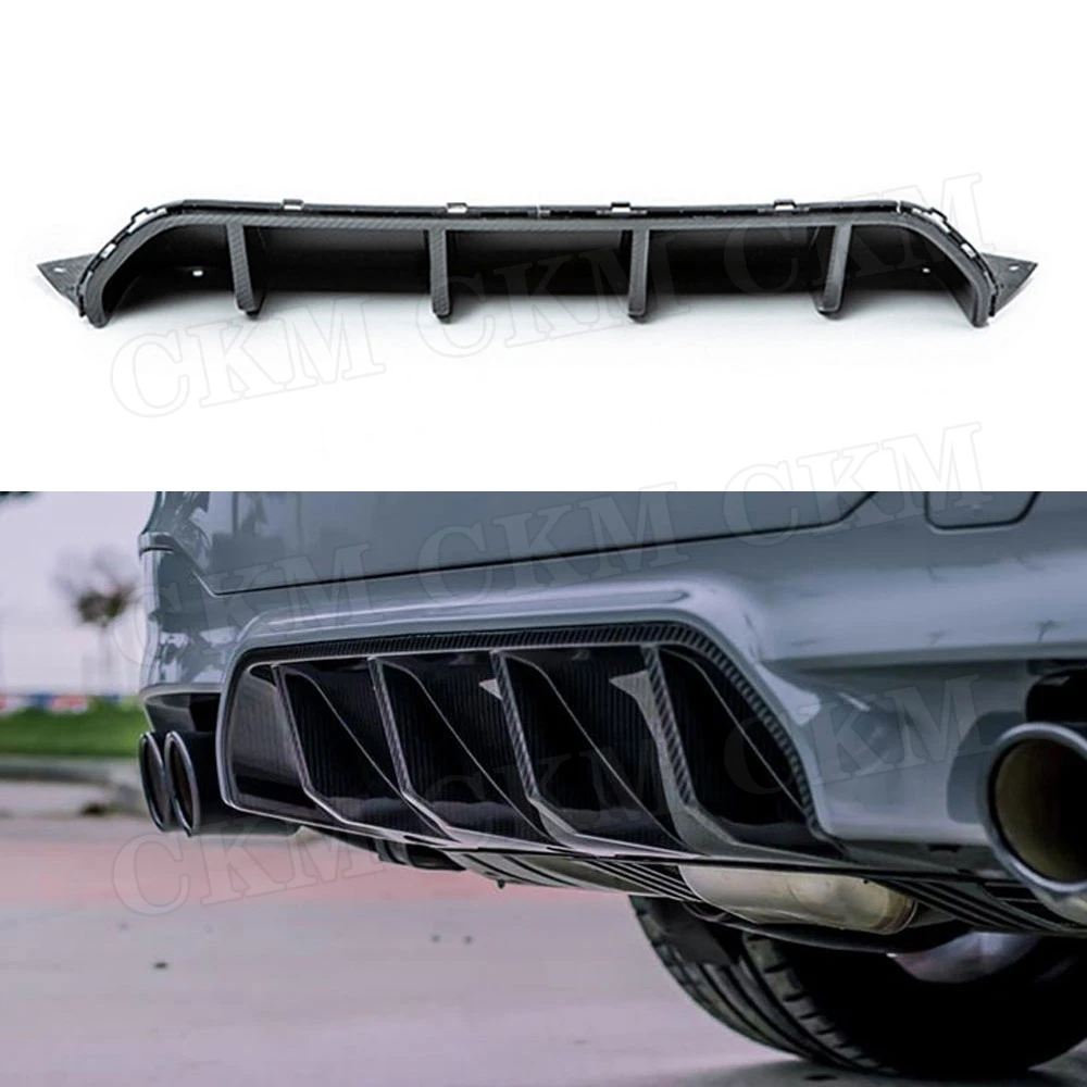 

Carbon Fiber Rear Bumper Diffuser Lip For BMW 5 Series F90 M5 Sedan 4 Door 2018 2019 FRP Bumper Guard