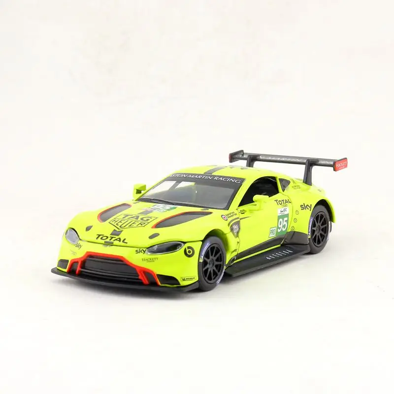 1:32 Масштаб/литая металлическая Игрушечная модель/Aston Martin Vantage GTE Le Mans/звук и светильник гоночный автомобиль/вытяните назад образовательная коллекция - Цвет: NO.95