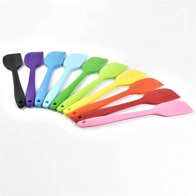 silicone scraper cake baking Tool food grade Non Stick butter cooking spatula rubber shovel bakery tools | Дом и сад