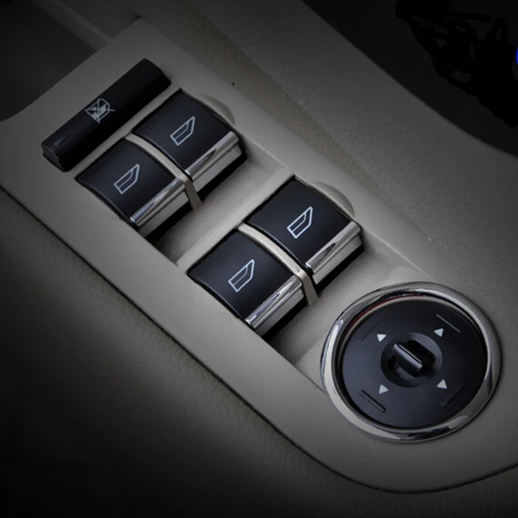 Автомобильный Стайлинг Windows кнопка переключения отделка наклейка чехол для Ford