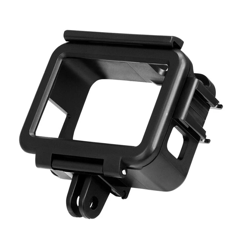 Frame and adapter Новейший TELESIN go pro Protecive чехол с вертикальной рамкой держатель для gopro hero 7 black hero 6 5 gopro7 аксессуары для камеры - Цвет: Frame and adapter