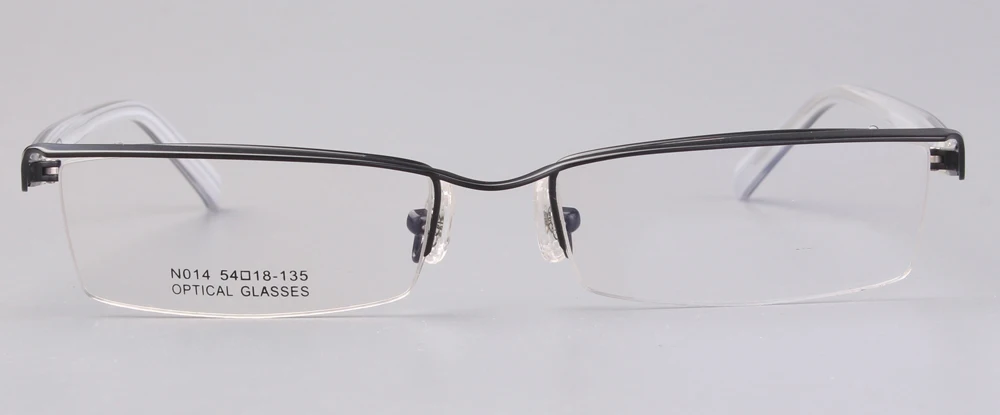 Большие широкие большие очки masculino полуобода Металл деловые очки оправа qudros Oculos De Grau черный красный анти синий gafas