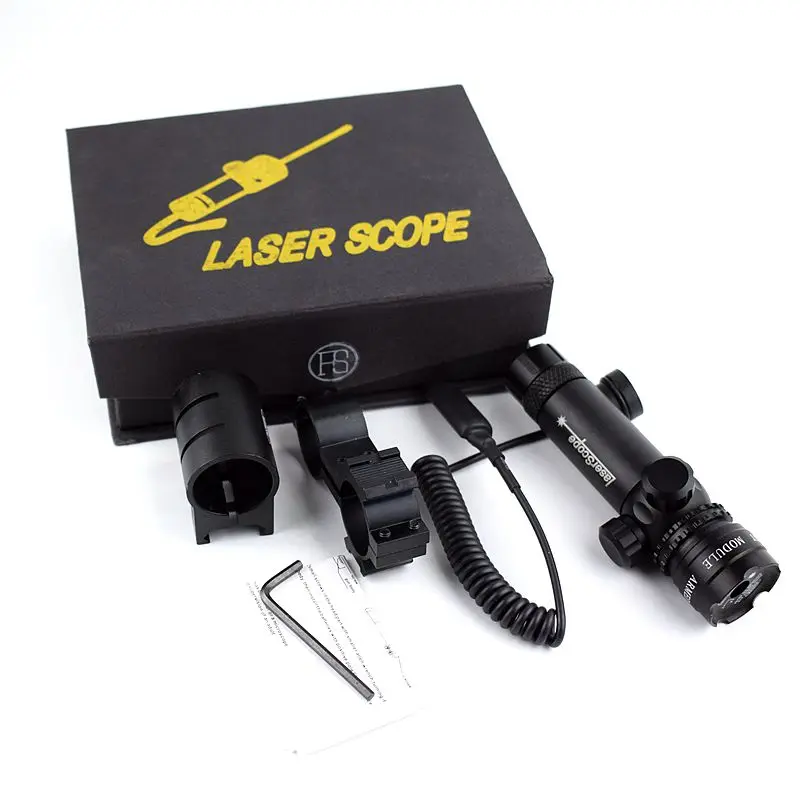 Тактический красный лазерный прицел 5 мВт винтовочный оптический 20 мм крепление