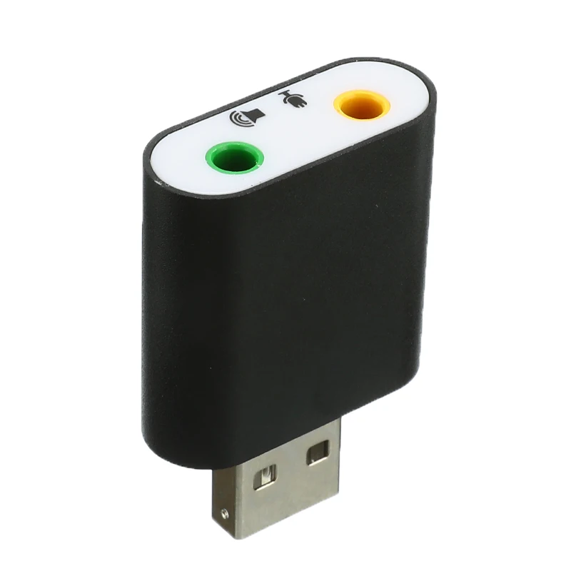 Мини Внешняя USB 2 0 7 1 CH Виртуальная Аудио Звуковая карта адаптер конвертер для