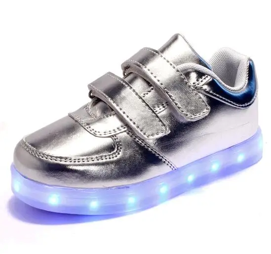 2019 Новый USB зарядка корзина светодиодная детская обувь с светильник вверх для