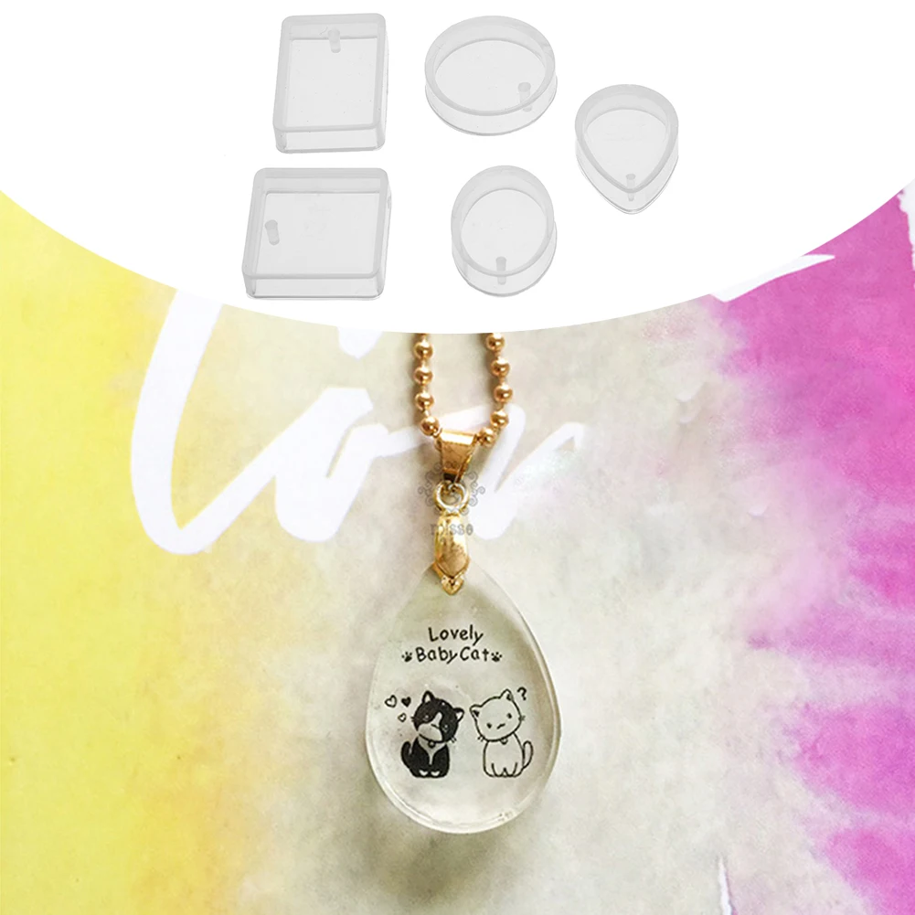 5 шт./компл. капли воды эпоксидной смолы с украшением в виде кристаллов