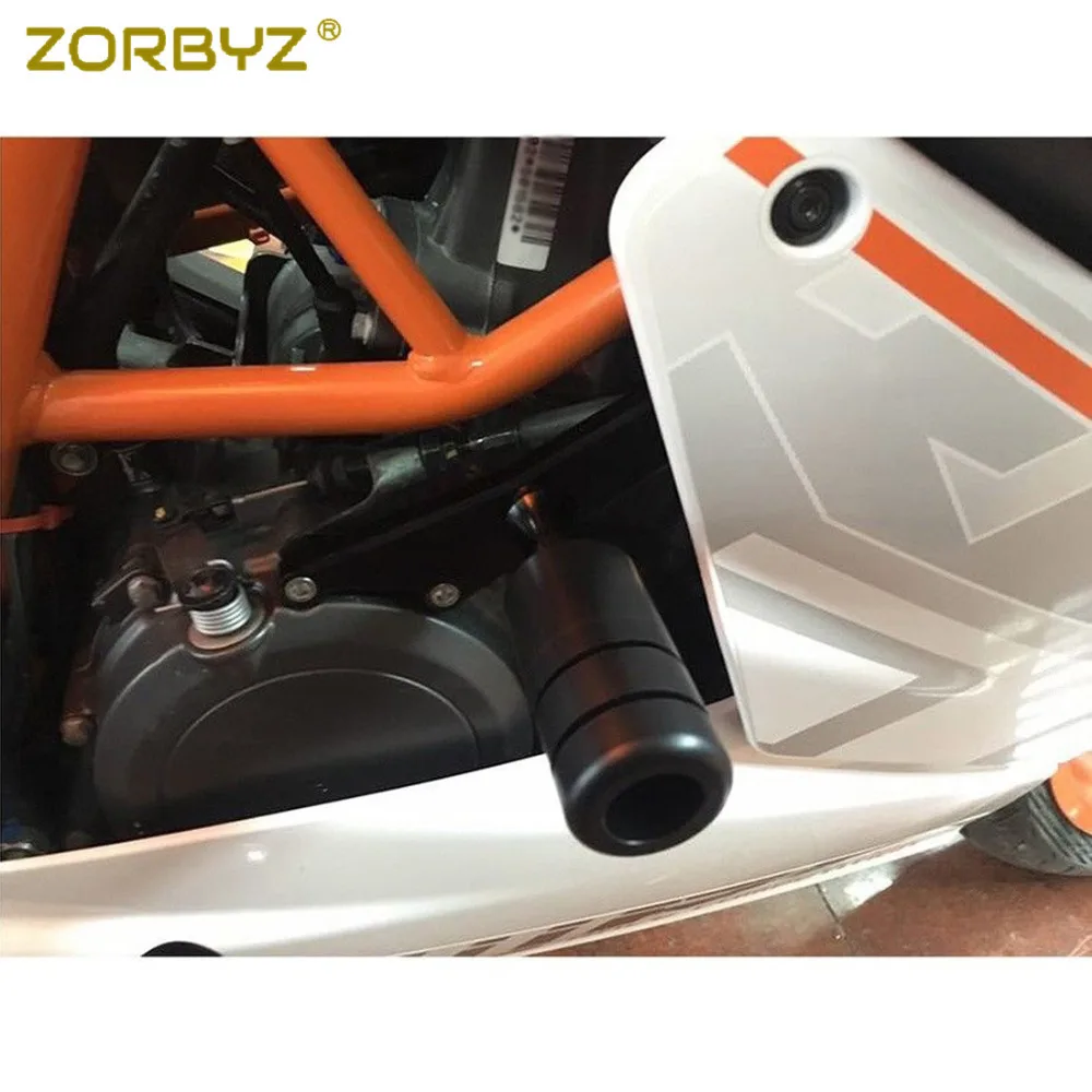 ZORBYZ 1 компл. Мотоцикл CNC Рама слайдер защита от падения Левая Правая для KTM RC390 14-17 |