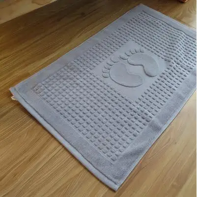 100% хлопок напольный коврик для дома гостиницы ванной Противоскользящие коврики