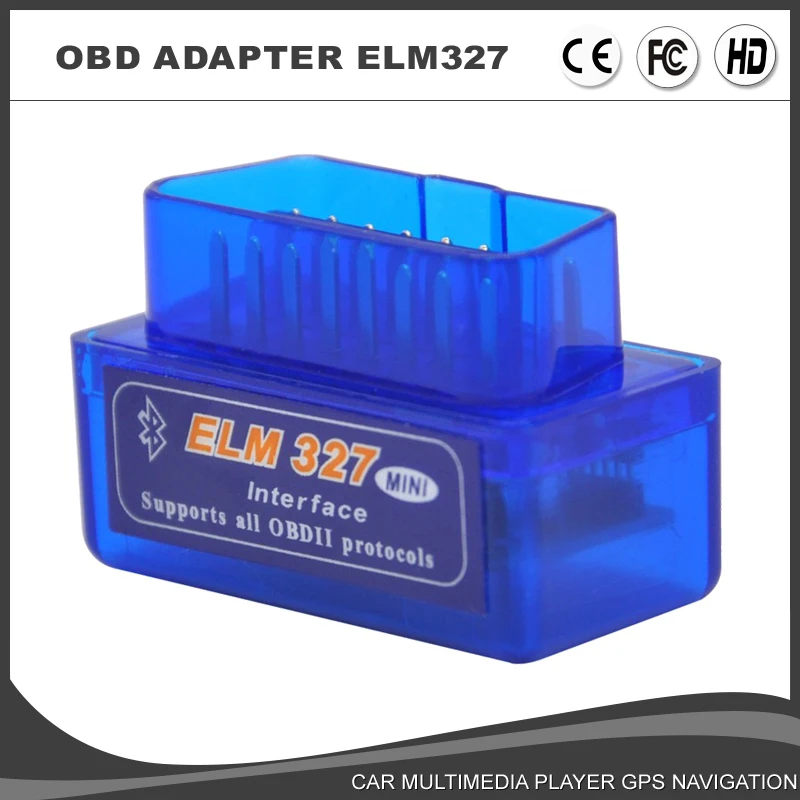 Мини Bluetooth OBD OBD2 ELM327 для автомобиля Android dvd gps плеер диагностический инструмент ODB 2